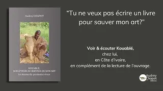 Miniature : Illustration du livre "Kouablé, sculpteur au service de son art": portrait de Kouablé
