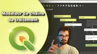 Miniature : Utiliser le modeleur de chaîne de traitement dans Qgis 3