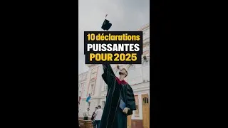 Miniature : 10 déclarations prophétiques pour 2025 #alaune #meditation #motivation  #developpementpersonnel