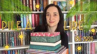 Miniature : PILE À LIRE | 10 Livres pour l’Été 2026 ☀️📚