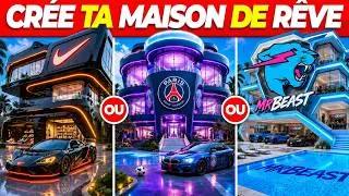 Miniature : CRÉE ta MAISON DE RÊVE - Édition Luxe |  50 choix  impossibles 🏡🌊🎢 Tu préfères...? Aura Quiz