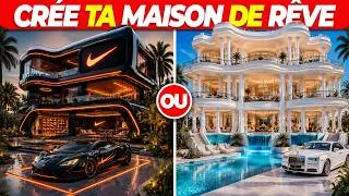 Miniature : CRÉE ta MAISON DE RÊVE - Édition Luxe |  50 choix  impossibles 🏡🌊🎢 Tu préfères...? Aura Quiz