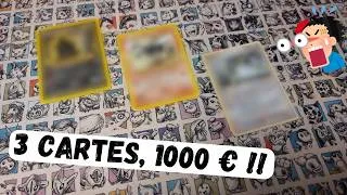 Miniature : ENORME RECEPTION POKÉMON, 3 CARTES +1000€ !