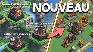 Miniature : ON DÉCOUVRE LA CAPITALE DE CLAN, LE CAMPS DES BARBARES ET LA VALLÉE DES SORCIERS | Clash of Clans FR