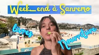 Miniature : Vlog week end à Sanremo, nourriture, livres et balades