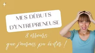 Miniature : Mes 8 ERREURS quand j'ai debuté mon BUSINESS dans l'ACCOMPAGNEMENT !
