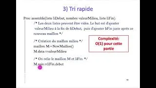 Miniature : [ALGO1] Chap. 9 Tris - Part. 3 : Tri rapide