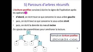 Miniature : [ALGO1] Chap. 8 Arbre - Part. 4 : Parcours récursifs préfixe, infixe, suffixe
