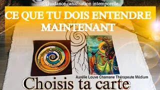 Miniature : Ce que tu dois entendre maintenant 🪶 2 Choix ✨ Intemporel 