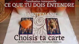 Miniature : Ce que tu dois entendre maintenant 🪶 2 Choix ✨ Guidance intemporelle 