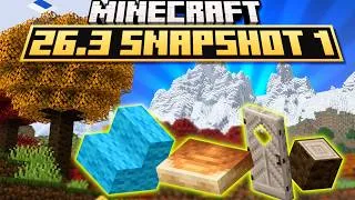 Miniature : Minecraft 26.3 Snapshot 1 : Peuplier, Escaliers Laine et Biome Automne !