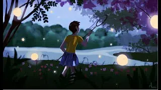 Miniature : Timelapse dessin - Chasse aux lumicioles - Parallèle jour/nuit