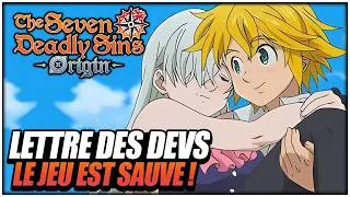 Miniature : 🔥 14 MULTI GRATUITES ! LE JEU EST SAUVE, DU TRÈS LOURD ARRIVE ! LETTRE DES DEVS 12 -  7DS ORIGIN