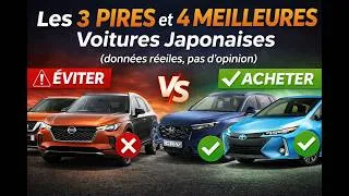 Miniature : FULL VIDEO - Les 3 PIRES et 4 MEILLEURES Voitures Japonaises (données réelles, pas d'opinion)