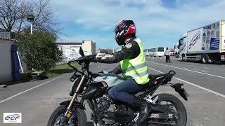 Miniature : Parcours d'exam plateau moto avec ECF SUD OUEST à TOULOUSE: Partie 1