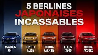 Miniature : 5 berlines japonaises PAS CHÈRES ignorées (mais elles sont des pépites incroyables)