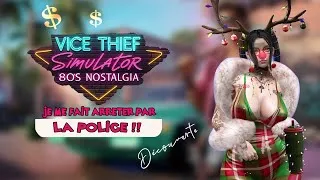 Miniature : JE ME FAIS ARRÊTER PAR LA POLICE DE VICE CITY !  Vice Thief Simulator: 80s Nostalgia