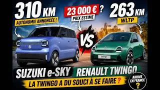 Miniature : Suzuki e-Sky : 310 km et 23 000 € ? La Twingo a du souci à se faire