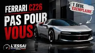 Miniature : Ferrari CZ26 : la Ferrari que vous ne pourrez jamais acheter