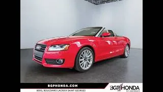 Miniature : Découvrez l'Audi A5 2.0T Premium 2011 | Le coupé allemand intemporel