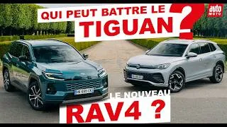 Miniature : Toyota RAV4 vs Volkswagen Tiguan : la passion ou la raison ?