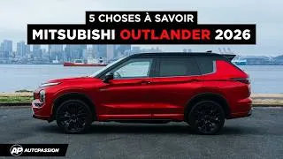 Miniature : 5 Choses À Savoir – Mitsubishi Outlander 2026