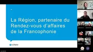 Miniature : Replay Webinaire Québec   Auvergne Rhône Alpes - les opportunités d'affaires