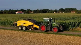 Miniature : Fendt 724 et New Holland Bigbaler 1290 Plus à la paille !