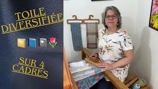 Miniature : Tissage au métier-Toile diversifiée 🌷
