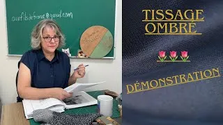 Miniature : Métier à tisser-Tissage ombré🌷