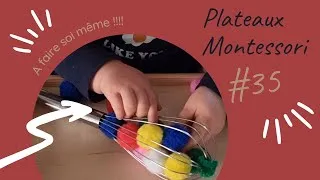 Miniature : #35 Quatre plateaux Montessori à réaliser soi même!
