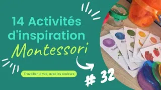 Miniature : #32 Les ateliers autonomes d'inspiration Montessori pour plusieurs semaines!