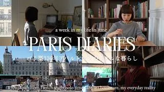 Miniature : パリ築130年アパルトマン暮らしの日常｜異常気象が続く6月の1週間の過ごし方｜フランス語学習,カフェ巡り,ひとり時間