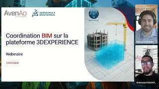 Miniature : Replay Webinaire - Coordination BIM sur la plateforme 3DEXPERIENCE - AvenAo