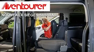 Miniature : AVENTOURER | Nouveaux sièges sur rail pour notre van Aventourer ORIGIN base Spacetourer