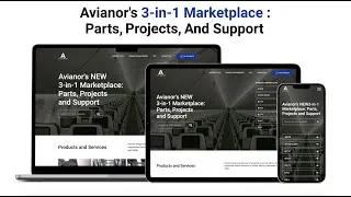 Miniature : Avianor's 3-in-1 Marketplace: parts, projects and support, all in one place