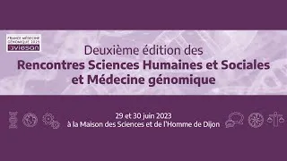 Miniature : Rencontres SHS et médecine génomique 2023 - Introduction et PFMG2025