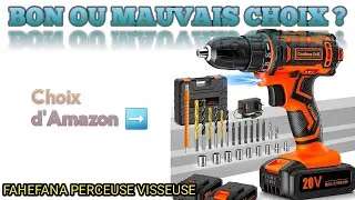 Miniature : Perceuse Visseuse FAHEFANA avec 2 Batteries : Le Meilleur Choix Bricolage, vraiment ?