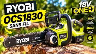 Miniature : Meilleure Tronçonneuse Sans Fil ? – RYOBI OCS1830 18V ONE+ Avis