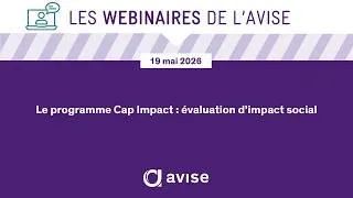 Miniature : Webinaire - Introduction à l’évaluation et présentation de la formation Cap Impact