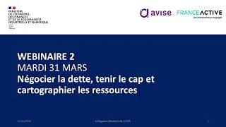Miniature : Webinaire - Accompagner les structures de l’ESS en difficulté - négocier la dette, tenir le cap...