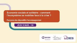 Miniature : Webinaire - Economie sociale et solidaire : comment l’écosystème se mobilise face à la crise ?