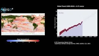 Miniature : Mean Sea Level from altimetry - 1993-2024