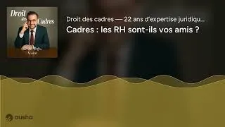 Miniature : Cadres : les RH sont-ils vos amis ?