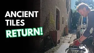 Miniature : Restoring & Laying 300 Year Old Tiles in the Chateau Tower