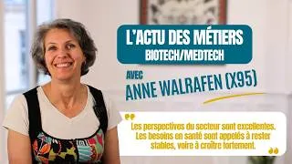 Miniature : L'actu des métiers : Biotech/Medtech