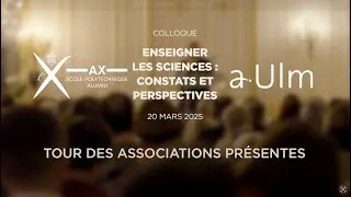 Miniature : Tour des associations présentes au colloque "Enseigner les sciences : constats et perspectives"