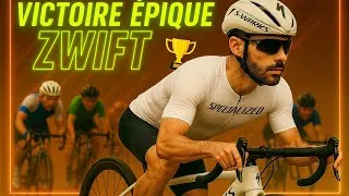 Miniature : J'explose Les Watts - 1er Sur Cette Course Zwift de 10km !