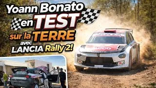 Miniature : TEST LANCIA RALLY 2 SUR TERRE : Yoann Bonato tout en glisse !