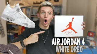Miniature : UNOBOXING AIR JORDAN 4 WHITE OREO !!!
